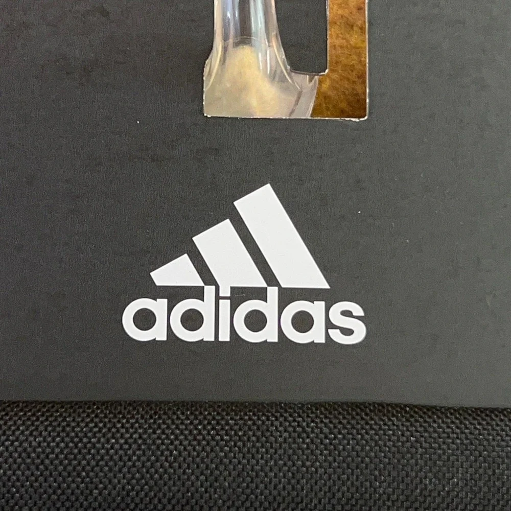 Adidas Unisex OS Black Alliance II Sackpack Drawstring Gym Bag NWT